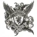 Manchester united devil tattoo design idea