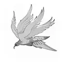 building wings tattoo design idea