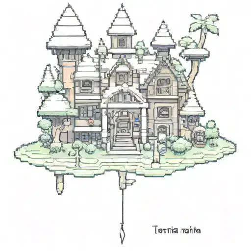 terraria tattoo design idea