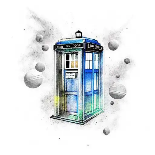 TARDIS tattoo design idea