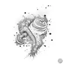 oil spill tattoo design idea