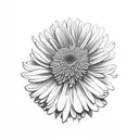 Chrysanthemum tattoo design idea