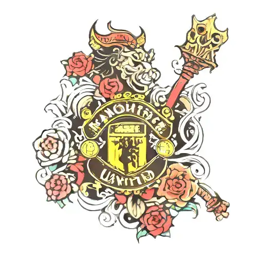man utd  tattoo design idea
