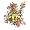man utd  tattoo design idea