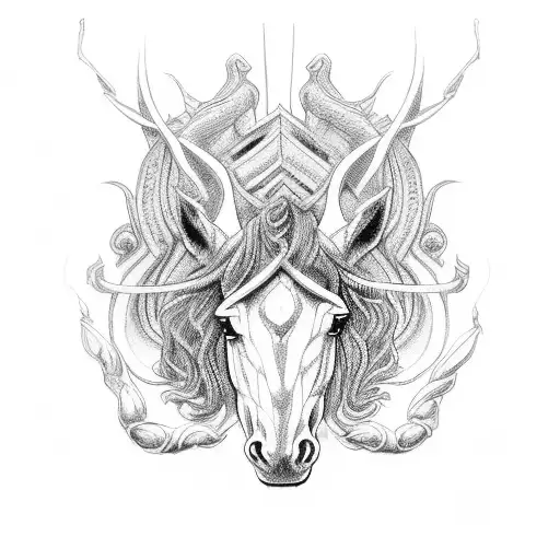 four horsemen symbols tattoo design idea