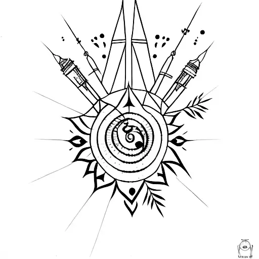 let it go tattoo design idea