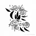 strength and prosperity tattoo design idea