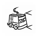 Dumpster Fire tattoo design idea