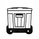 Dumpster Fire tattoo design idea