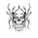 Dumpster Fire tattoo design idea