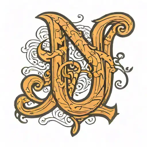 simple line wood fire with the letters S J and M carved into the wood tattoo design idea
