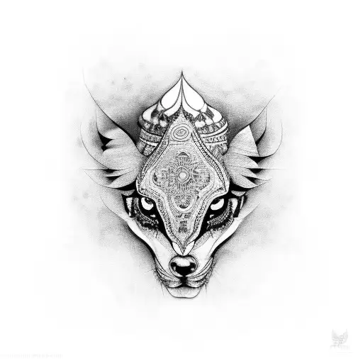 india americana tattoo design idea