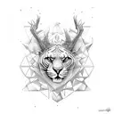 Freesoul  and techno  tattoo design idea