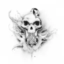 Freesoul  and techno  tattoo design idea