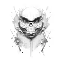 Freesoul  and techno  tattoo design idea