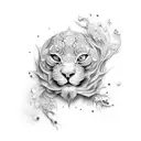 Freesoul  and techno  tattoo design idea