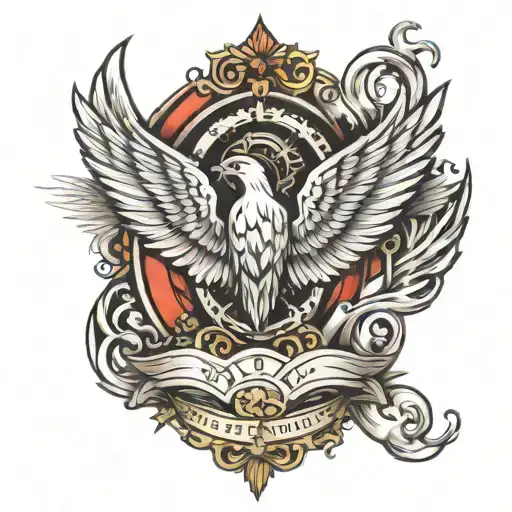 Wings of Victory tattoo design idea