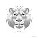 simba from lion king tattoo design idea