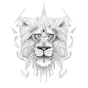 simba from lion king tattoo design idea