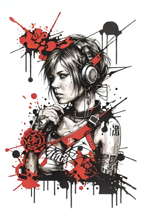 Jill valentine tattoo design idea