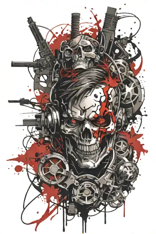 resident evil tattoo design idea