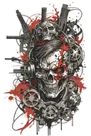 resident evil tattoo design idea