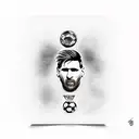 Messi  tattoo design idea