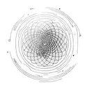 Cosmic journey through the afterlife tattoo design idea