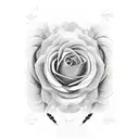 mamma figlia capelli ricci allattamento al seno radici amore forza tattoo design idea