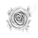 mamma figlia capelli ricci allattamento al seno radici amore forza tattoo design idea