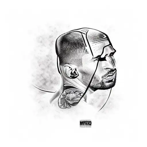 Max Verstappen, Mike Tyson, Lionel Messi, Kobe Bryant Odell Beckham jr and Puskas in one piece full leg tattoo tattoo design idea