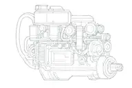 v8 engine transformed tattoo design idea