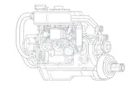 v8 engine transformed tattoo design idea