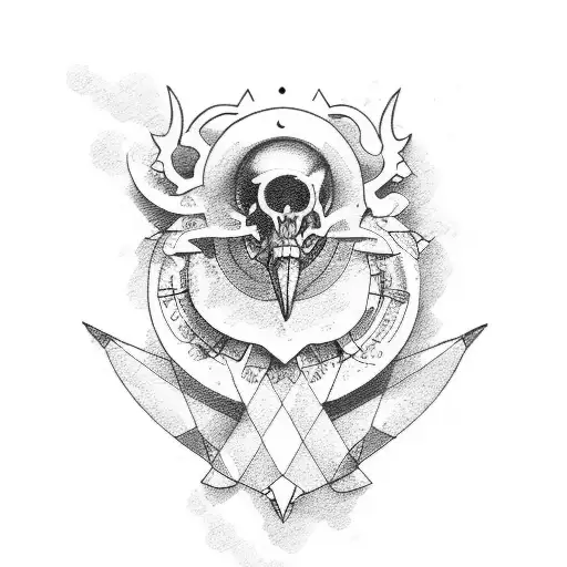 darts tattoo design idea