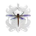 dragon-fly  tattoo design idea