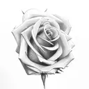 long stem rose and snake head  tattoo design idea