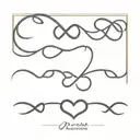 Heart and Infinity Symbol tattoo design idea