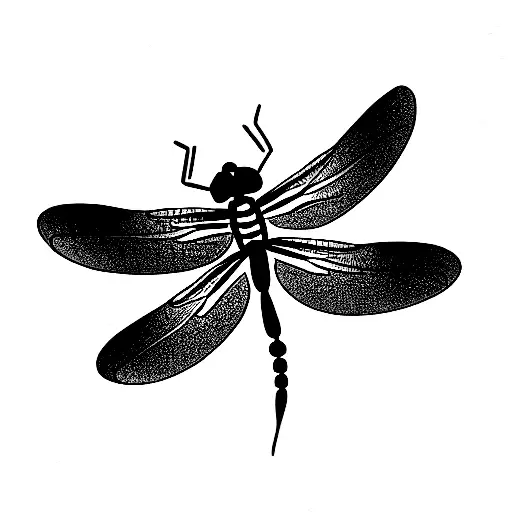 Dragonfly tattoo design idea