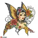 Extssy model   tattoo design idea