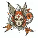 Extssy model   tattoo design idea