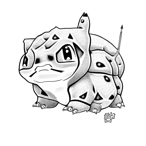 bulbasaur tattoo design idea