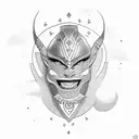 trans pride warrior fights off bigots tattoo design idea