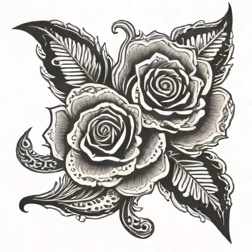 indira gandhi's signature tattoo design idea