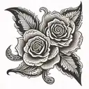 indira gandhi's signature tattoo design idea