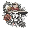 coven tattoo design idea