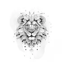 LEO LIONESS tattoo design idea