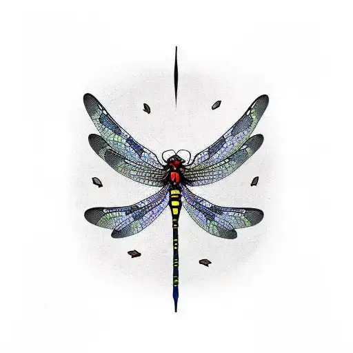 Dragonflies surrounding test that states  " You should be very proud of yourself and  all the sacrifices you put up with tattoo design idea