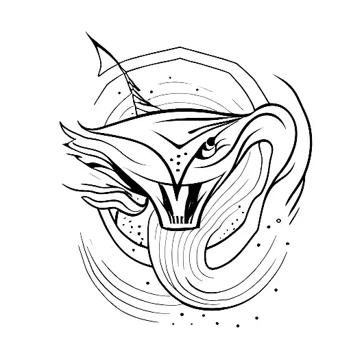 wakeboarding tattoo design idea