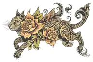 kirti tattoo design idea