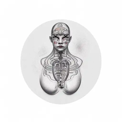 blessed written on neck simple  tattoo design idea